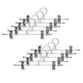 12" Pant Hanger, K-30D, Silver