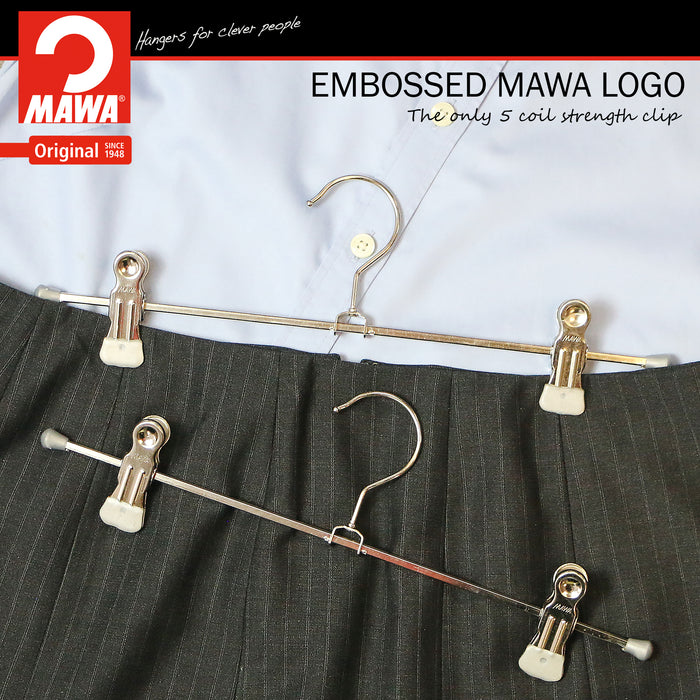 12" Pant Hanger, K-30D, Silver