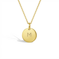 14k Gold Petite Classic Circle Toddler / Kids / Girls Pendant