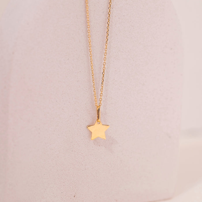 14k Gold Polished Star Kids / Children's / Girls for Charm Bracelet
