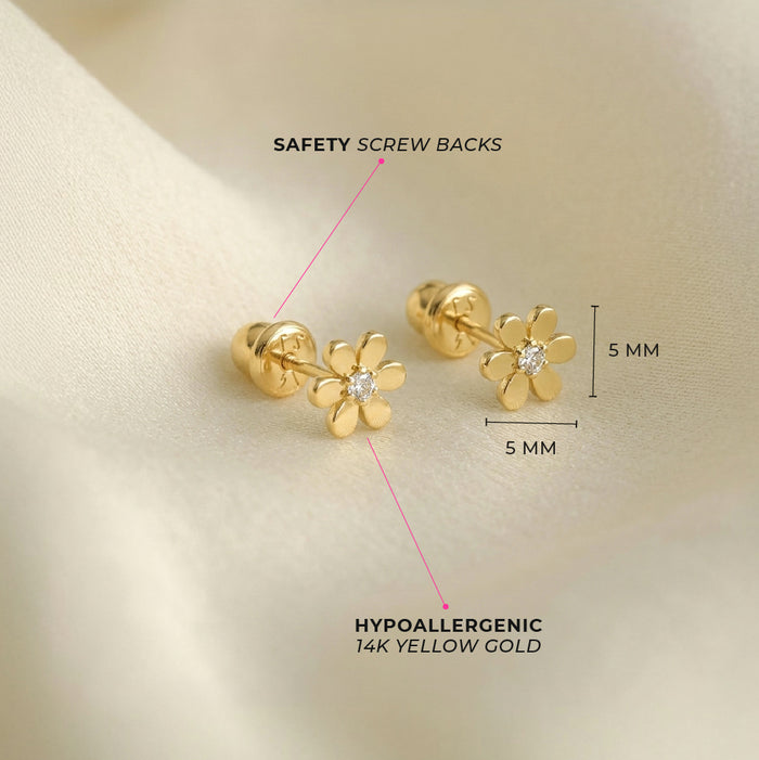 Clear CZ Flower