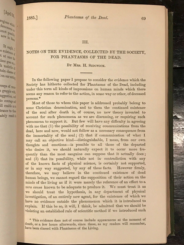 1885 - SOCIETY FOR PSYCHICAL RESEARCH - BLAVATSKY FRAUD THEOSOPHY PARAPSYCHOLOGY