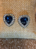 1998 O.S. “Heart of the Ocean” Titanic earrings