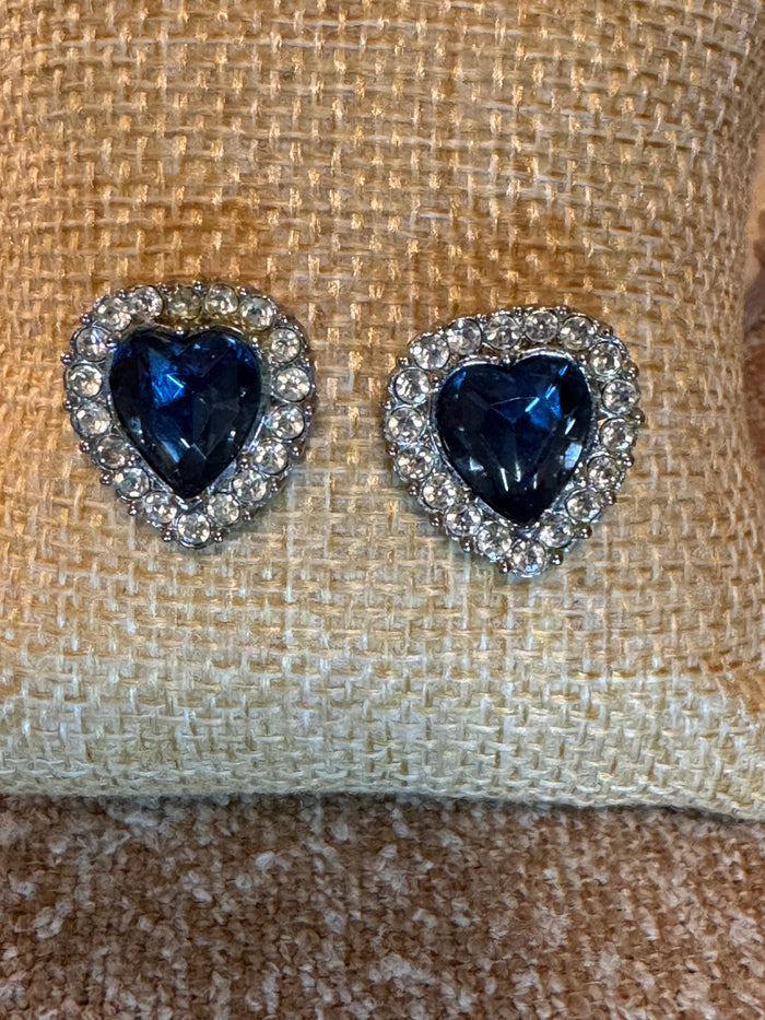 1998 O.S. “Heart of the Ocean” Titanic earrings