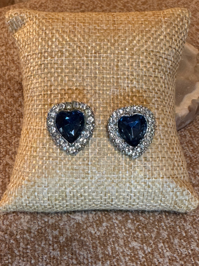 1998 O.S. “Heart of the Ocean” Titanic earrings