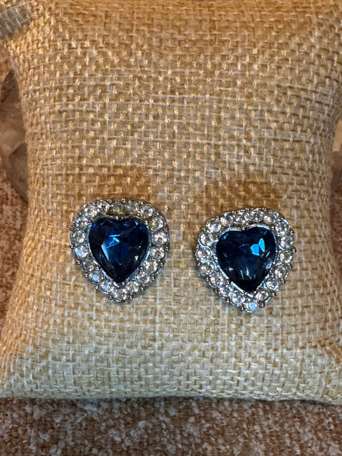 1998 O.S. “Heart of the Ocean” Titanic earrings