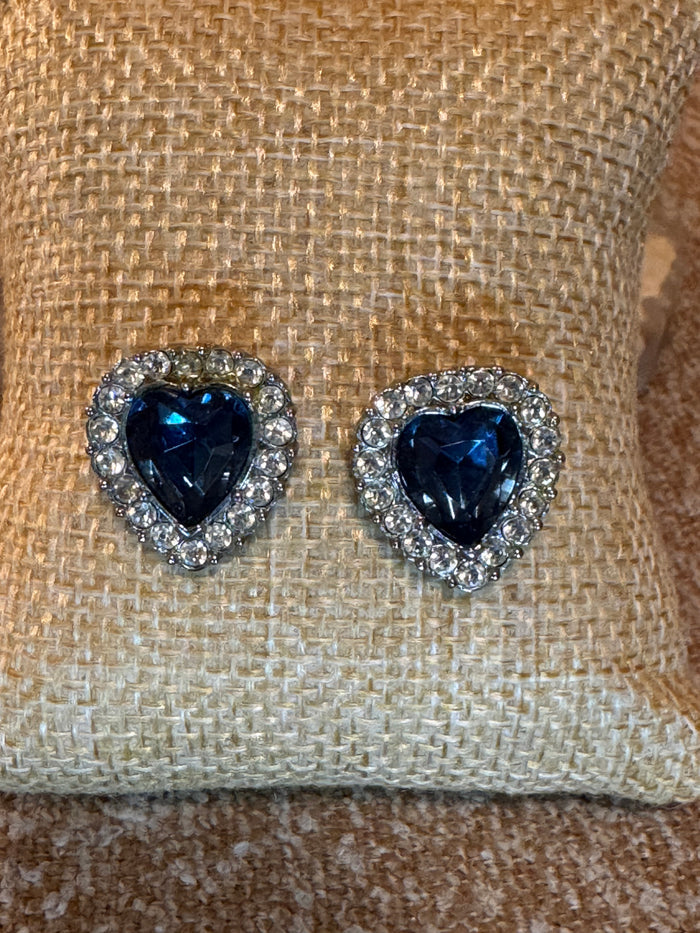 1998 O.S. “Heart of the Ocean” Titanic earrings