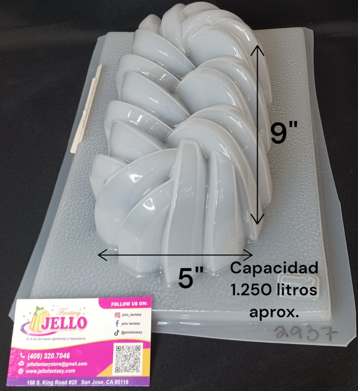 2937 Molde Chico Rectangular