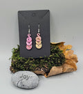 3 ombre spirals earrings
