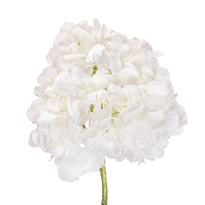 30" Real Touch Hydrangea Stem - White   FL1063