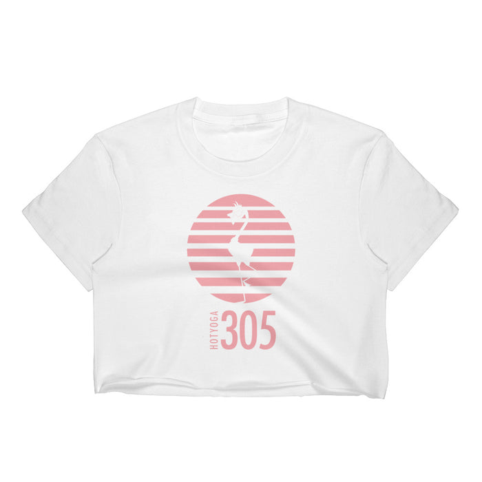 305 Yoga-Fine Jersey Short Sleeve Cropped T-Shirt