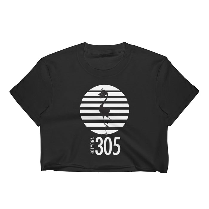 305 Yoga-Fine Jersey Short Sleeve Cropped T-Shirt