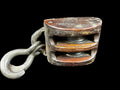 4" Double Sheave Block - Annapolis Maritime Antiques