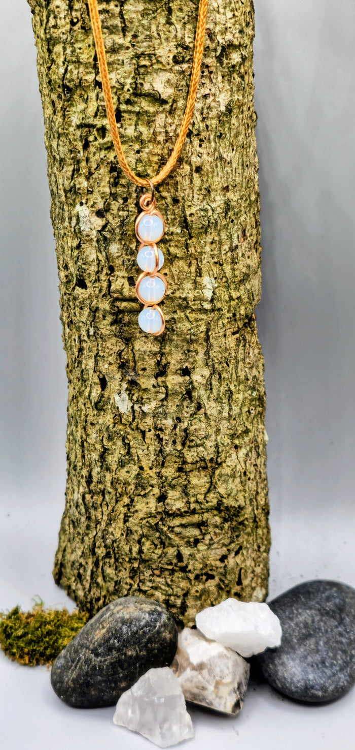 4 Opalite back and forth pendant