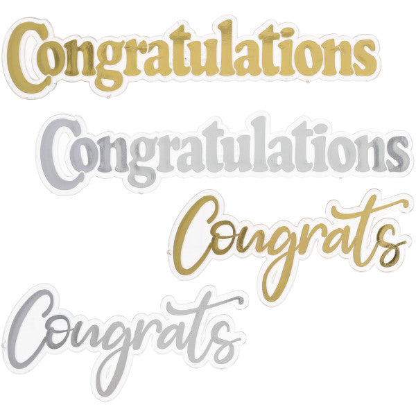 48974 Congratulations Foil Script Assortment