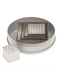 5251 Ateco Cutter Set (cortadores de Cuadrado con ondas)