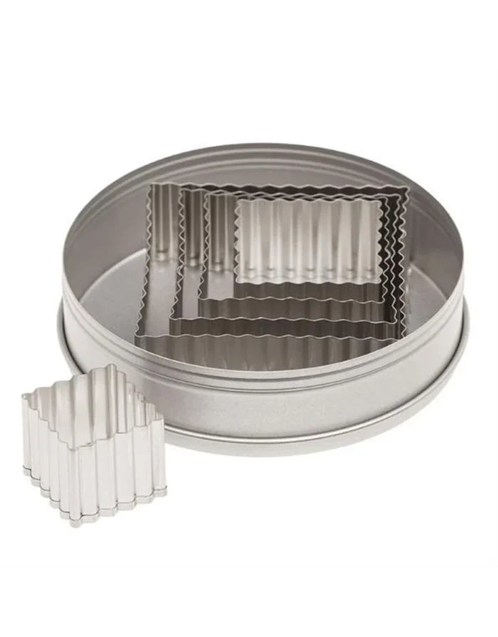 5251 Ateco Cutter Set (cortadores de Cuadrado con ondas)