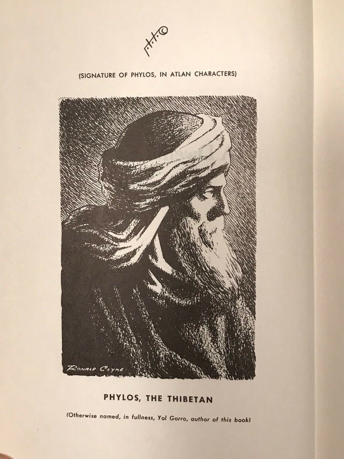 A DWELLER ON TWO PLANETS - PHYLOS THE THIBETAN / FREDERICK OLIVER, 1952 ATLANTIS