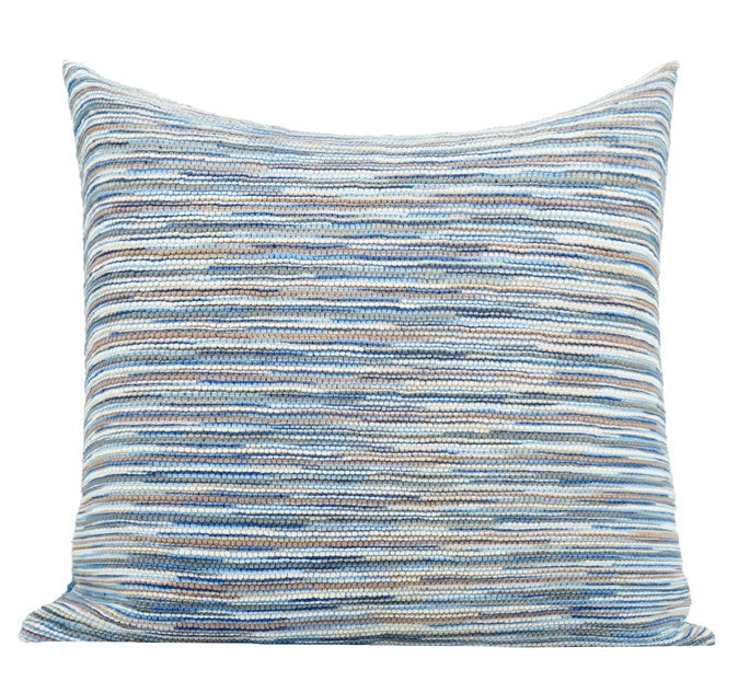 Abstract Blue Modern Sofa Pillows, Large Decorative Throw Pillows, Contemporary Square Modern Throw Pillows for Couch, Simple Throw Pillow for Interior Design-Paintingforhome