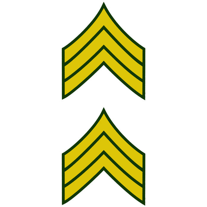 Army Enlisted Rank Decal 2 pc. Stickers and Decals BP-0267