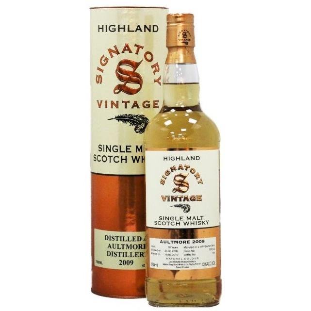 Aultmore 10 Years Speyside Hogshead 86 Proof Signatory Single Malt Scotch Whisky | Free Shipping on orders $400+