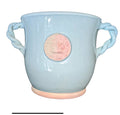 BEDFORD-Twisted Handle Pot-Duck Egg Blue-Small