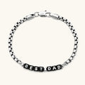 Best Dad Silver Antique Chain Bracelet