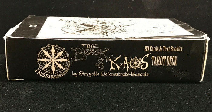 Book of KAOS Tarot Deck Orryelle Bascule 2004 - SCARCE w/ Special Feature, OOP