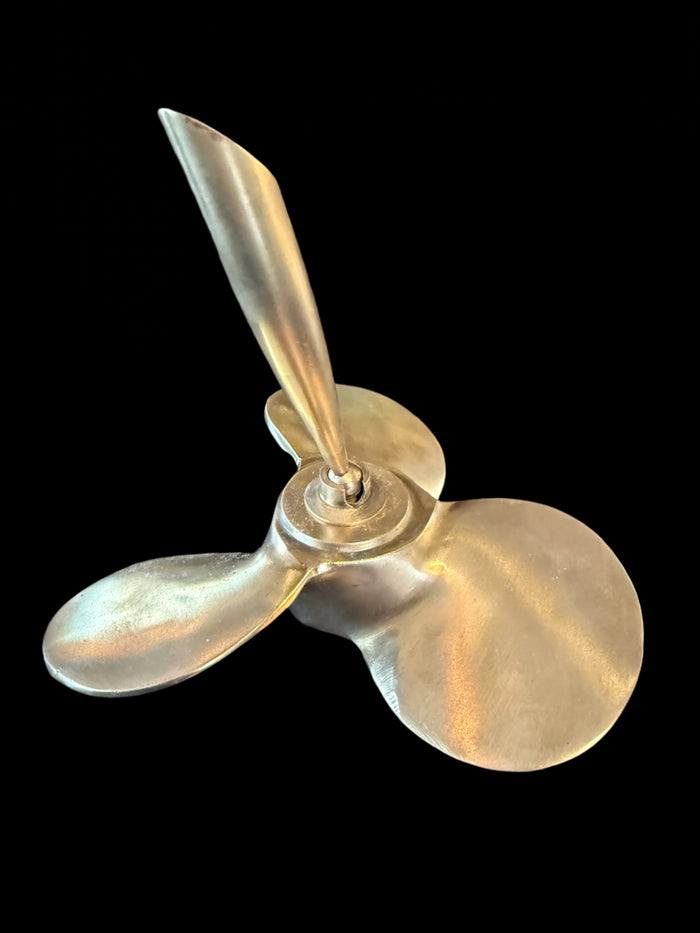 Brass Propeller Pen Holder - Annapolis Maritime Antiques