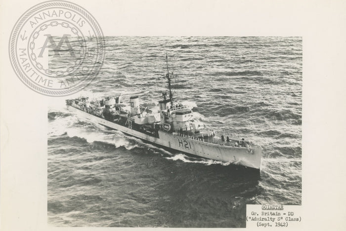 British and Canadian Scimitar and Saladin destroyers - Annapolis Maritime Antiques