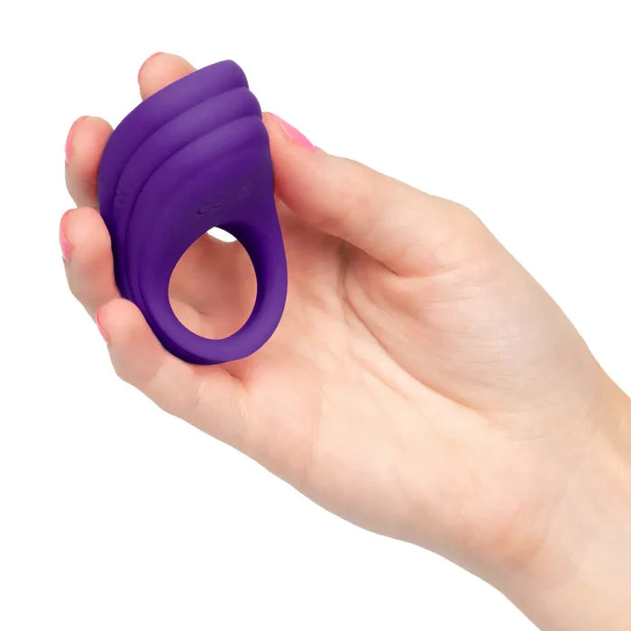 CalExotics® Silicone Passion Enhancer Vibrating C - Ring - Rolik®