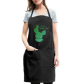 Can't Touch This! Cactus Pun Adjustable Apron - black