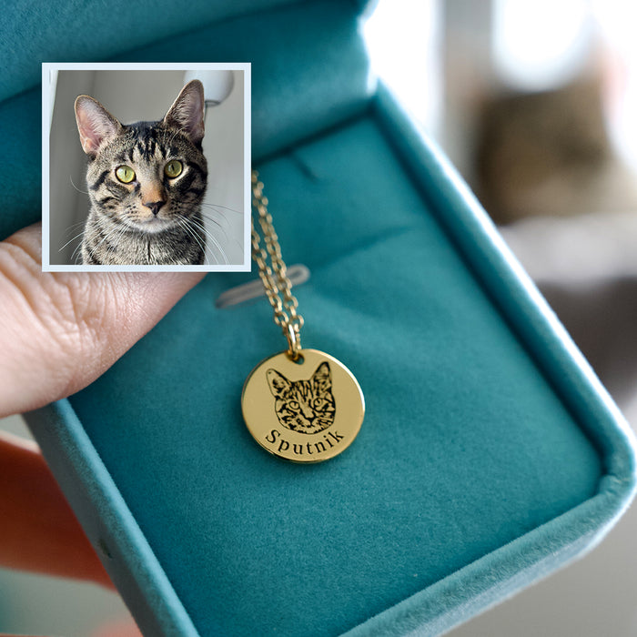 Cat Face Necklace