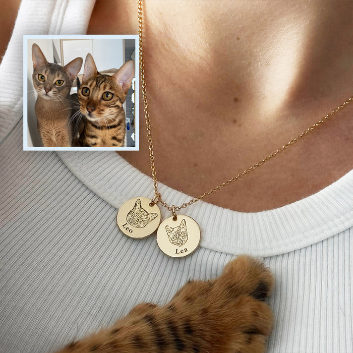 Cat Face Necklace