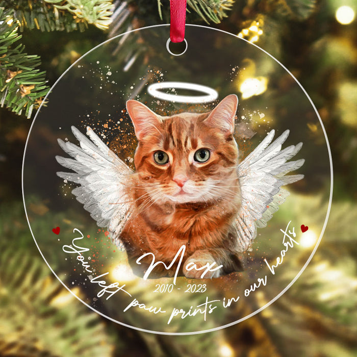 cat memorial ornament photo
