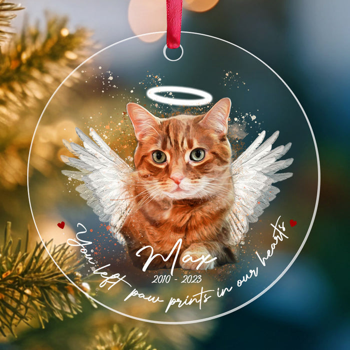 cat memorial ornament photo