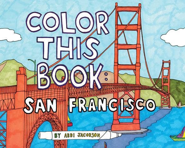 Chronicle Books - Color this Book: San Francisco