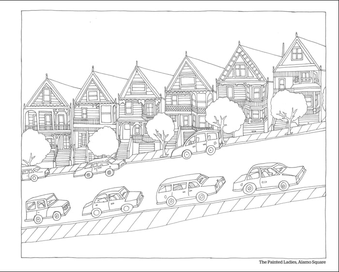 Chronicle Books - Color this Book: San Francisco