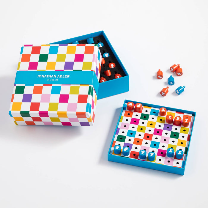 Chronicle Books - Jonathan Adler Pop Peggable Chess Set