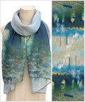 Claude Monet - Waterloo Bridge, gray day Scarf
