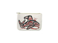 Coin Purse - Embroide Whale Design by Tsimshian Artist Connie Dickens