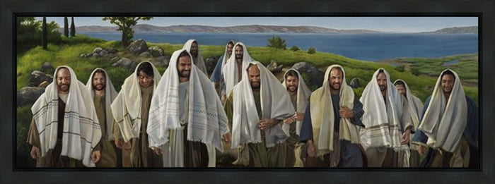 Gallery Wrapped Canvas / 24 X 8 / Black Float Frame