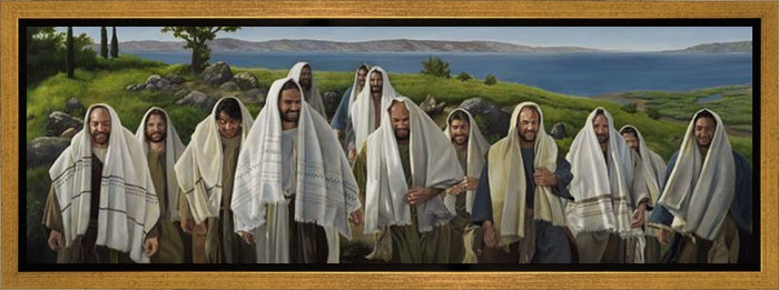 Gallery Wrapped Canvas / 24 X 8 / Gold Float Frame