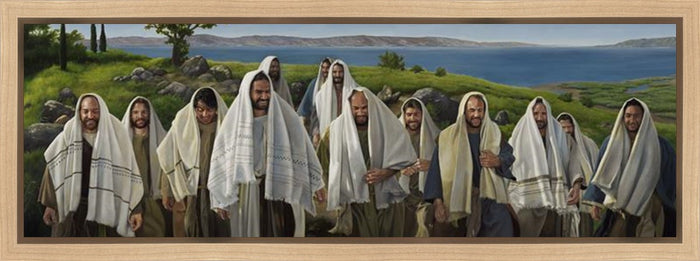 Gallery Wrapped Canvas / 24 X 8 / Maple Wood Float Frame