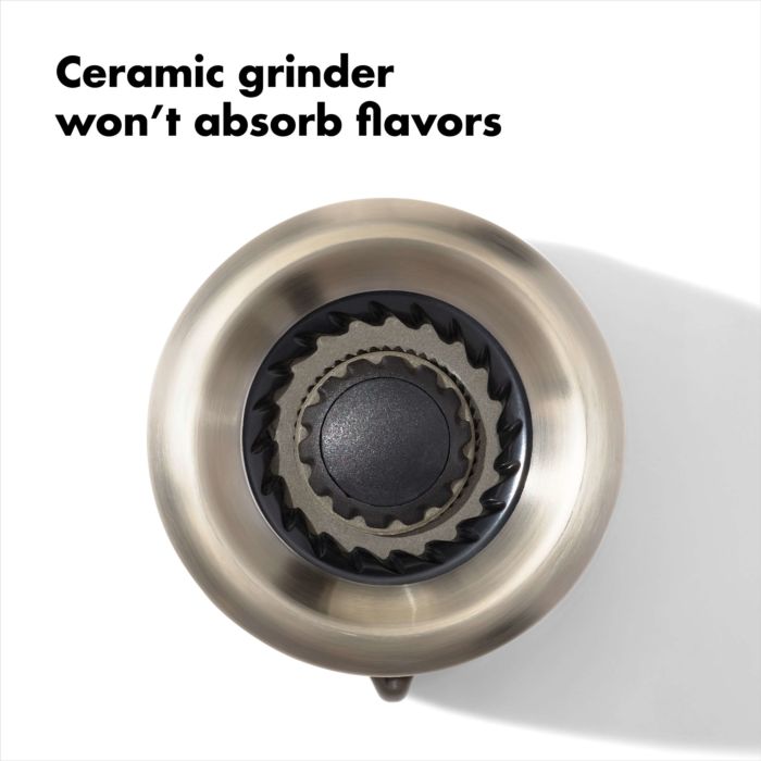 Contoured Mess-Free Salt Grinder - touchGOODS