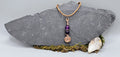 Copper coloured Amethyst pendant