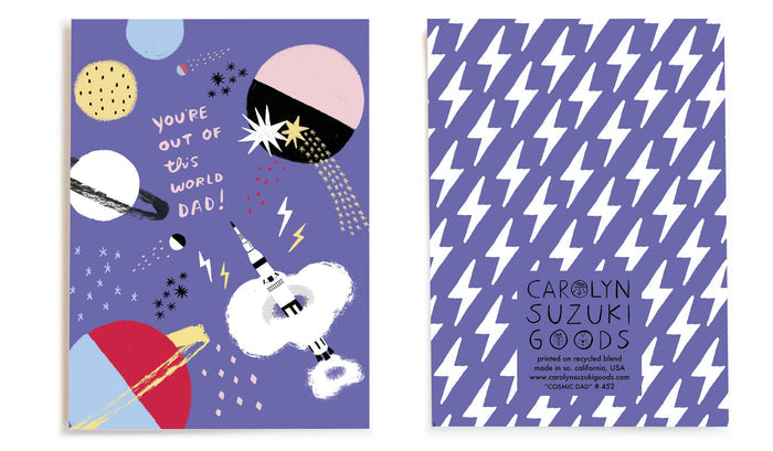 Cosmic Dad - Father's Day Card
