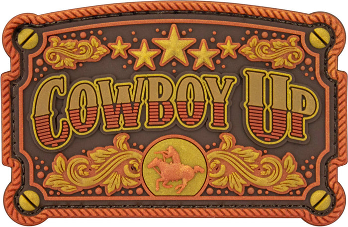 Cowboy Up PVC Patch Morale Patches
