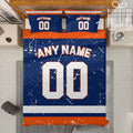 Custom Quilt Sets New York Jersey Personalized Ice hockey Premium Quilt Bedding for Men Women