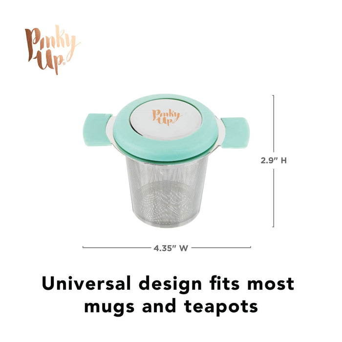 Double Winged Universal Loose Leaf Tea Infuser w/ Lid